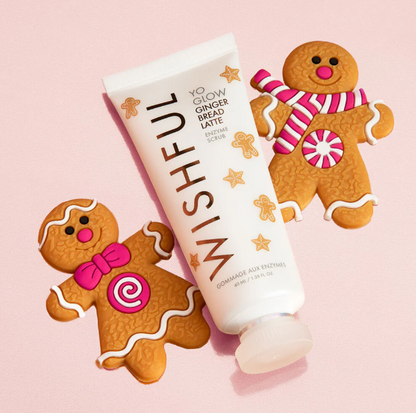 Huda Beauty | Wishful Yo Glow Gingerbread Latte Scrub