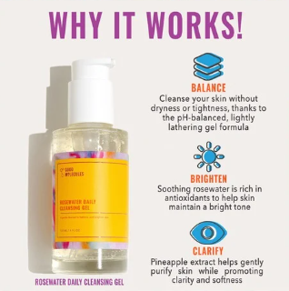 Good Molecules |  Rosewater Daily Cleansing Gel