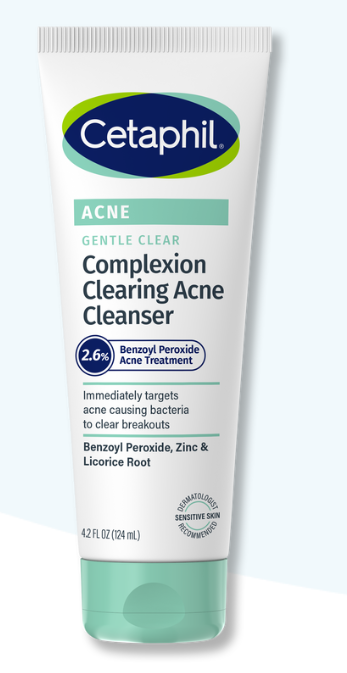 Cetaphil | Gentle Clear Complexion Clearing BPO Acne Cleanser