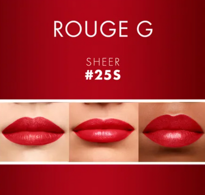 GUERLAIN | Paris | Rouge G Sheer Shine Lipstick No.25 S