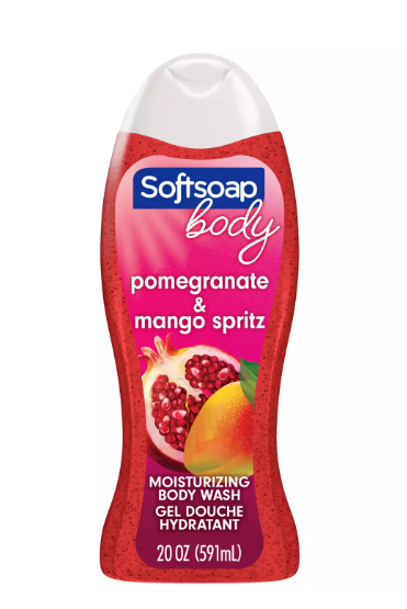 Softsoap | Pomegranate & Mango Spritz | Moisturizing Body Wash Gel Douche Hydratant