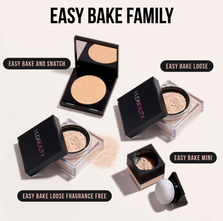 Huda Beauty | Easy Bake and Snatch Pressed Talc-Free Brightening and Setting Powder
