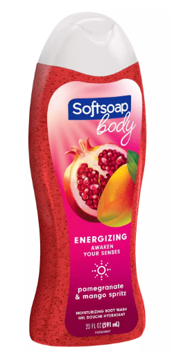 Softsoap | Pomegranate & Mango Spritz | Moisturizing Body Wash Gel Douche Hydratant