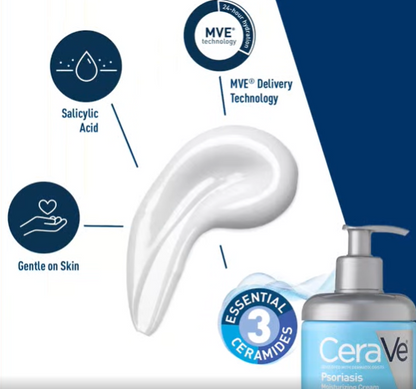 Cera Ve | Psoriasis | Moisturizing Cream | Reduces Scaling