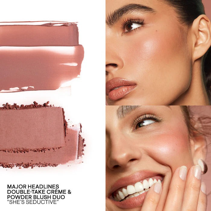 PATRICK TA Mini Major Headlines Double-Take Crème & Powder Blush Duo Set