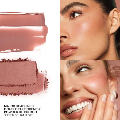 PATRICK TA Mini Major Headlines Double-Take Crème & Powder Blush Duo Set
