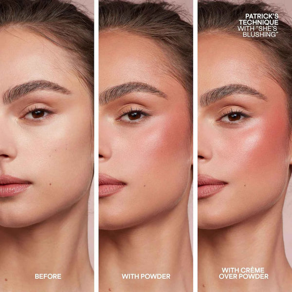 PATRICK TA Mini Major Headlines Double-Take Crème & Powder Blush Duo Set