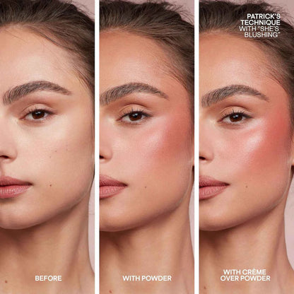 PATRICK TA Mini Major Headlines Double-Take Crème & Powder Blush Duo Set