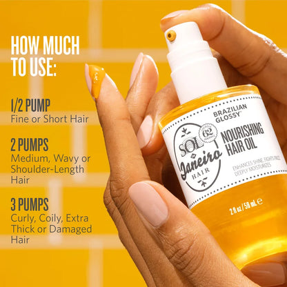Sol de Janeiro Brazilian Glossy Nourishing Anti-Frizz Hair Oil
