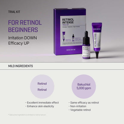 SOME BY MI - Retinol Intense Trial Kit - Serum and Eye Cream, 0.33Oz