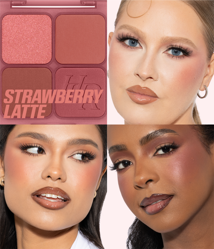 HUDA BEAUTY Blush Filter Blurring Blushlighters Palette – Soft-Focus Glow & Blush Palette