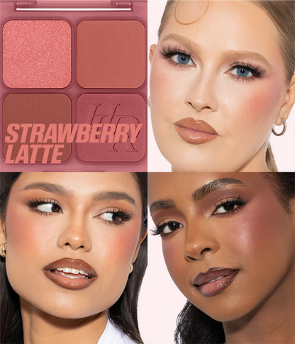 HUDA BEAUTY Blush Filter Blurring Blushlighters Palette – Soft-Focus Glow & Blush Palette
