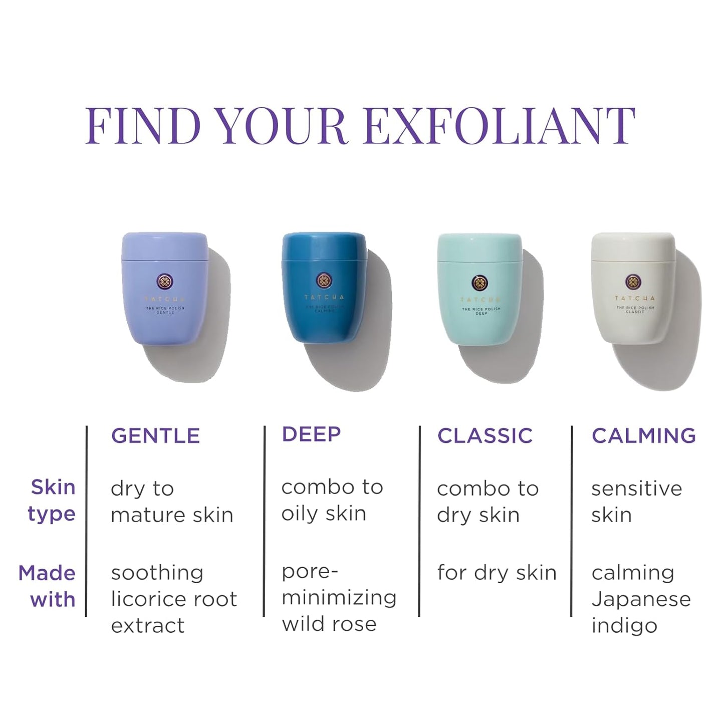Tatcha The Rice Polish Calming Enzyme Powder Exfoliant