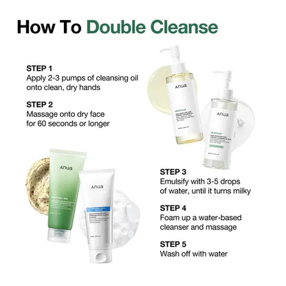 Anua Double Cleansing Duo Set
