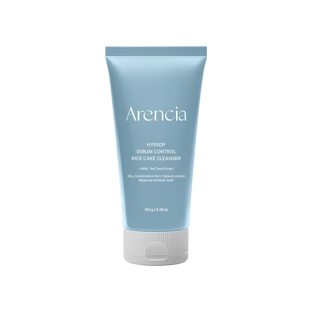 Arencia Hyssop Sebum Control Rice Cake Cleanser