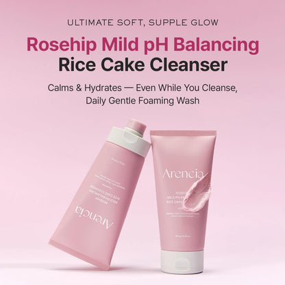 Arencia Rosehip Mild pH Balancing Rice Cake Cleanser