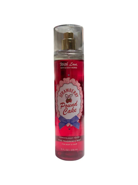 Bath & Body Works " Strawberry Pound Cake " Fine Fragrance Mist