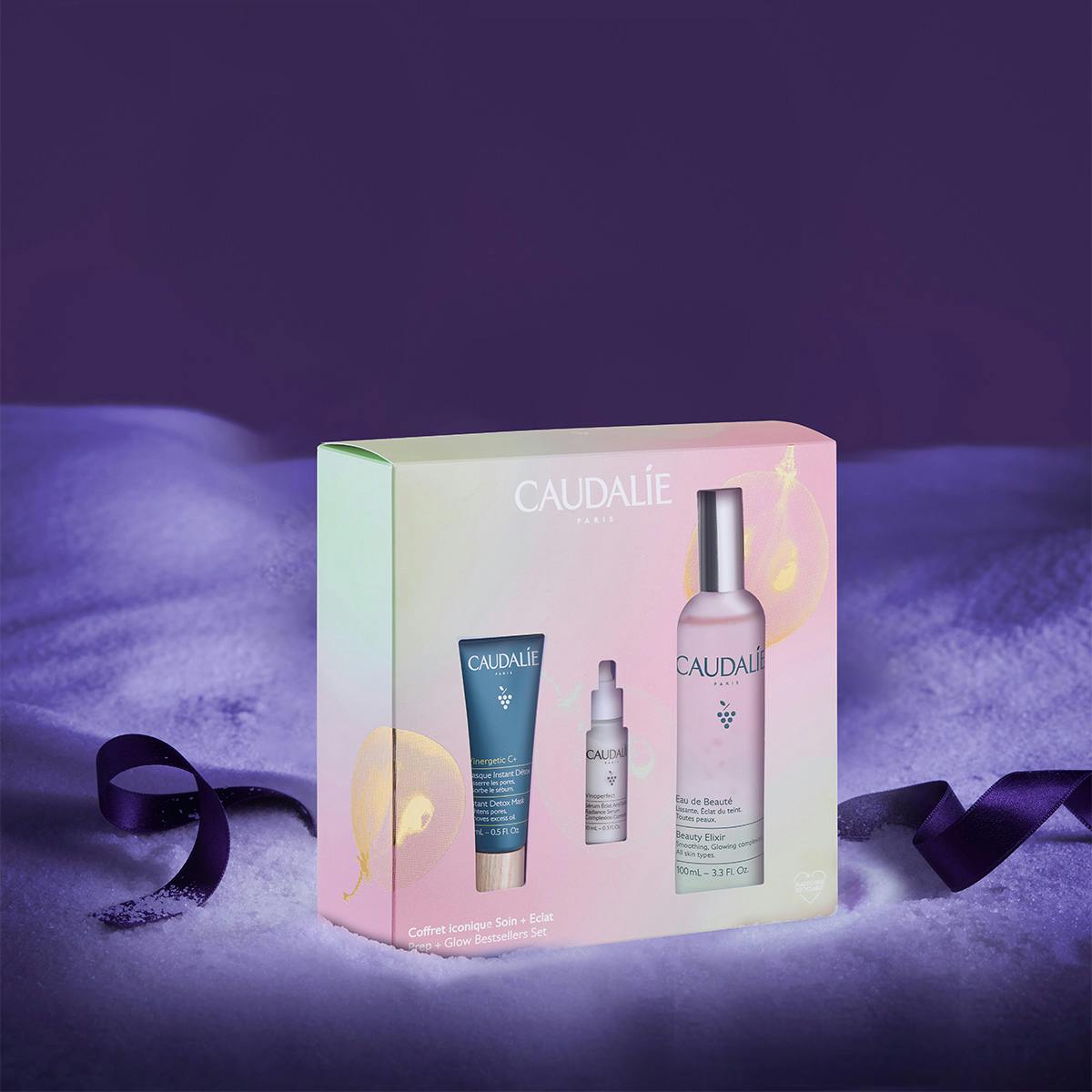 Caudalie Beauty Elixir Detox & Glow Bestsellers Trio set