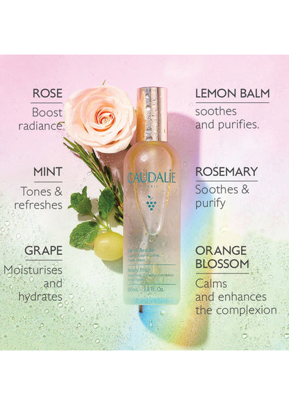 Caudalie Beauty Elixir Detox & Glow Bestsellers Trio set