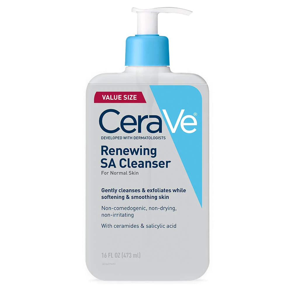 CeraVe Renewing SA Cleanser Normal Skin Exfoliating
