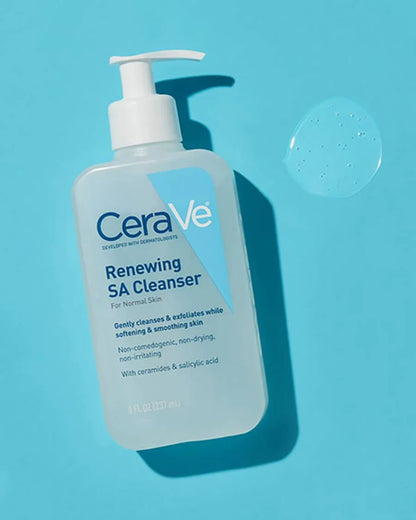 CeraVe Renewing SA Cleanser Normal Skin Exfoliating