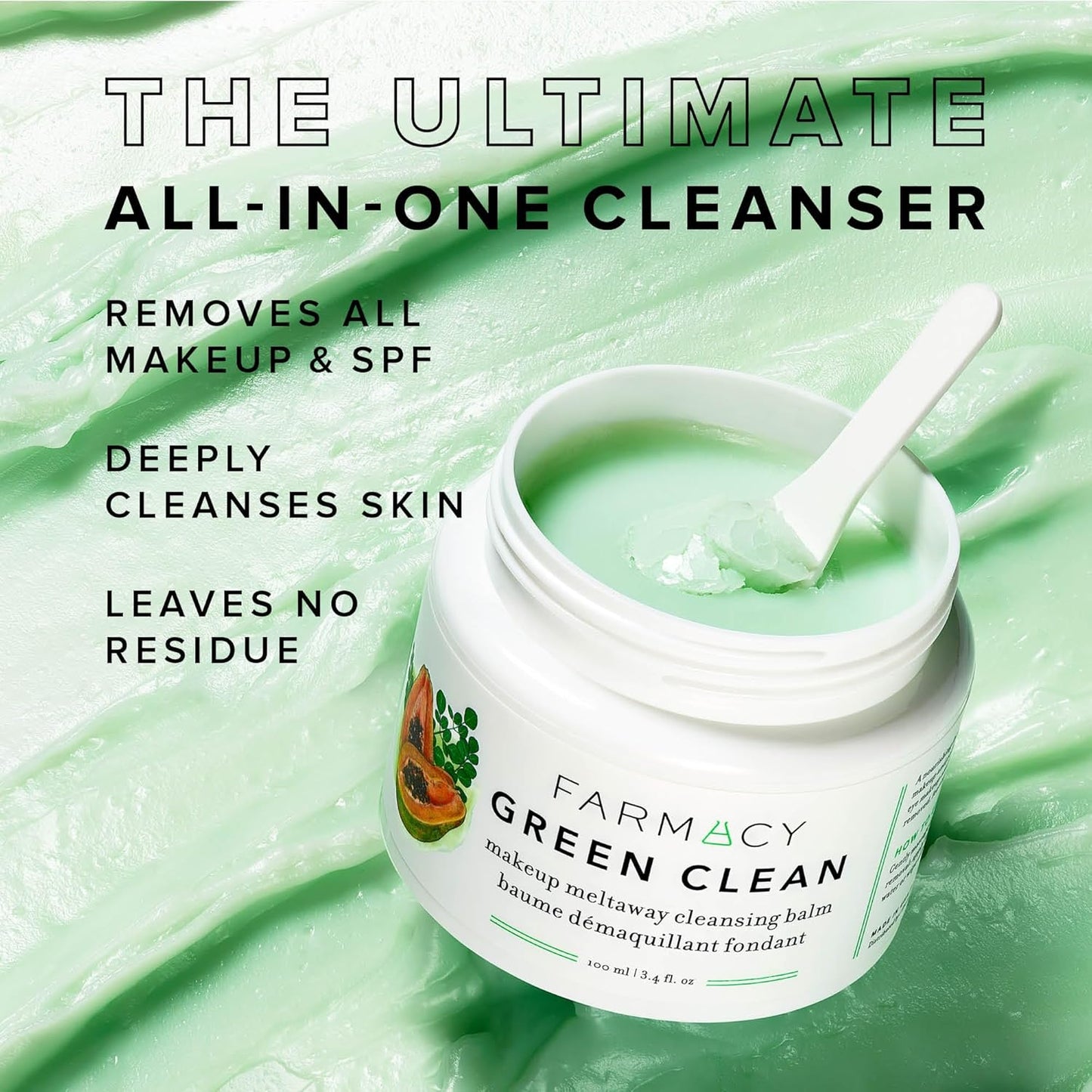 Farmacy Green Clean Makeup Removing Cleansing Balm