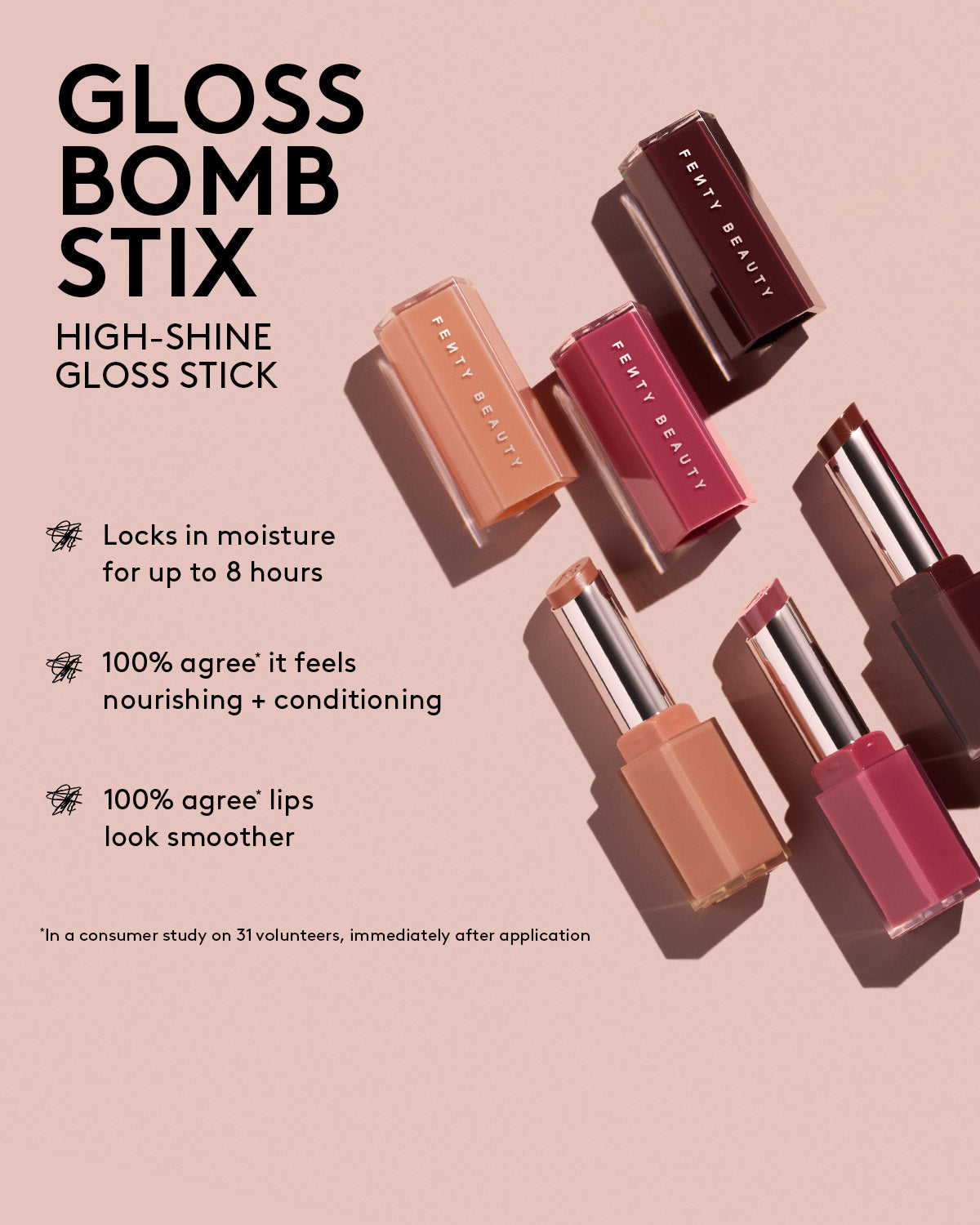 Fenty Beauty Gloss Bomb Stix High-Shine Finish Gloss Stick