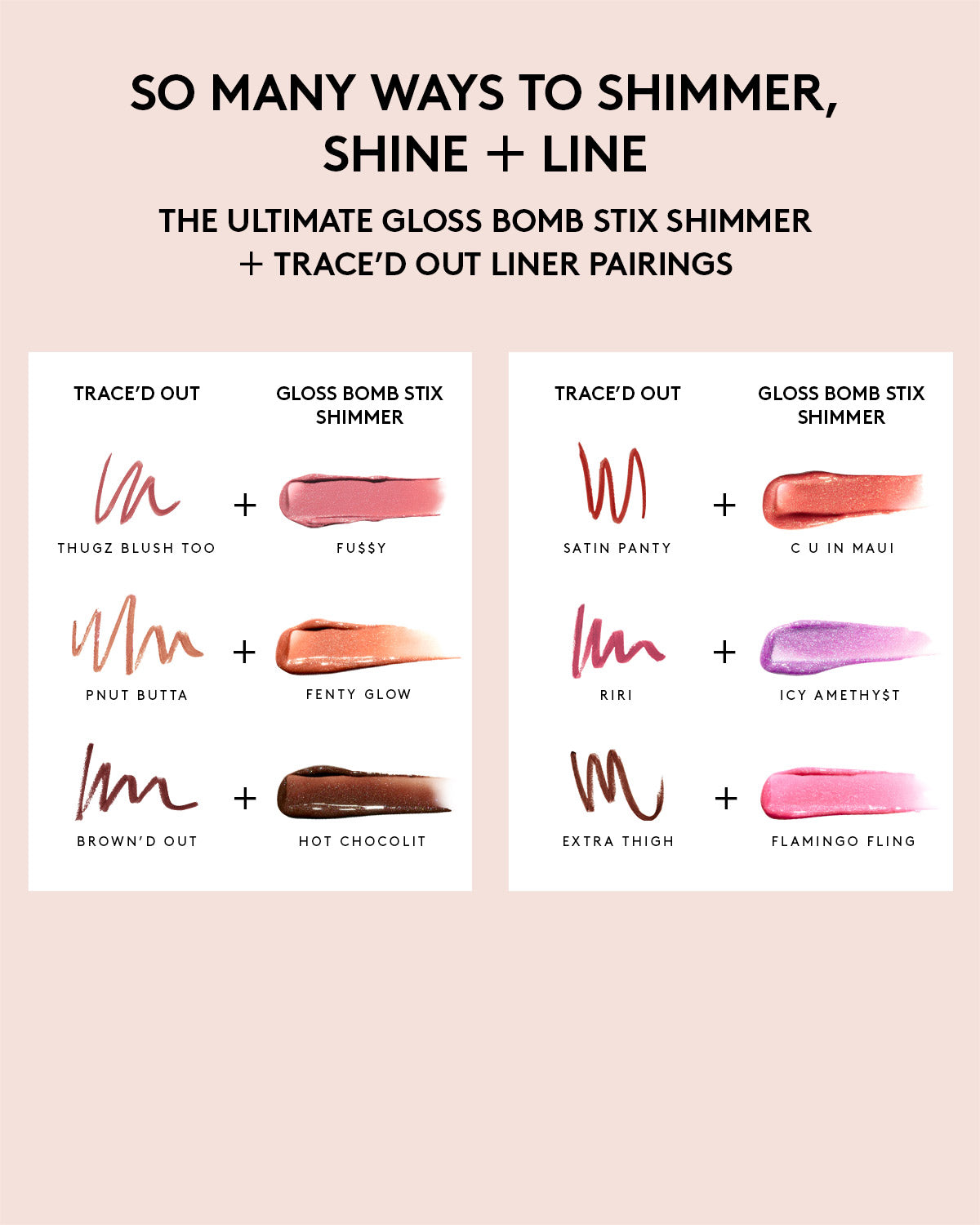 Fenty Beauty Gloss Bomb Stix Shimmer Finish Gloss Stick
