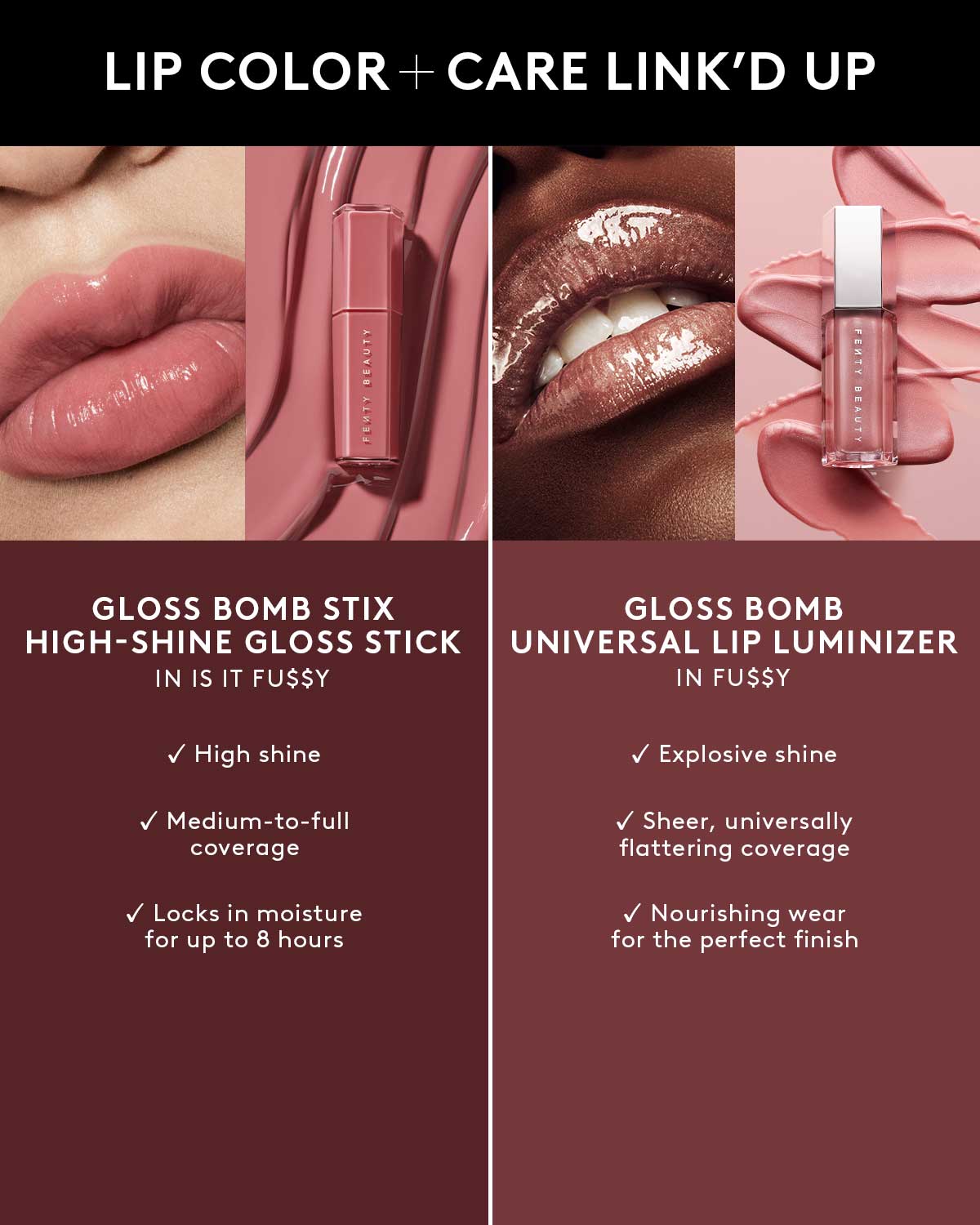 Fenty Beauty Lined + Luminized 2-Piece Lip Set