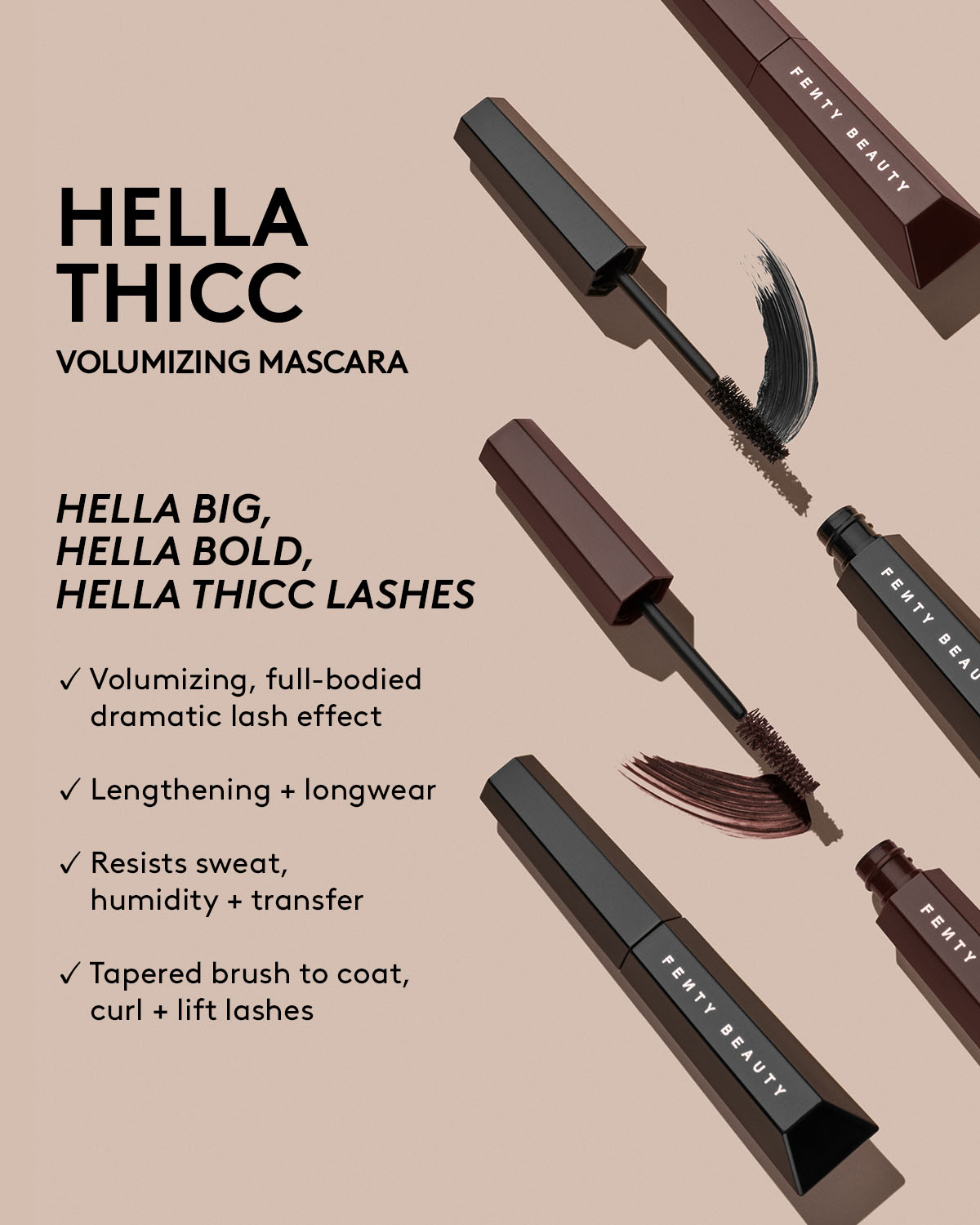 Fenty Beauty Mini Hella Thicc Volumizing Mascara