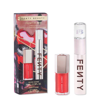 Fenty Beauty Paint It Red 2-Piece Lip Set