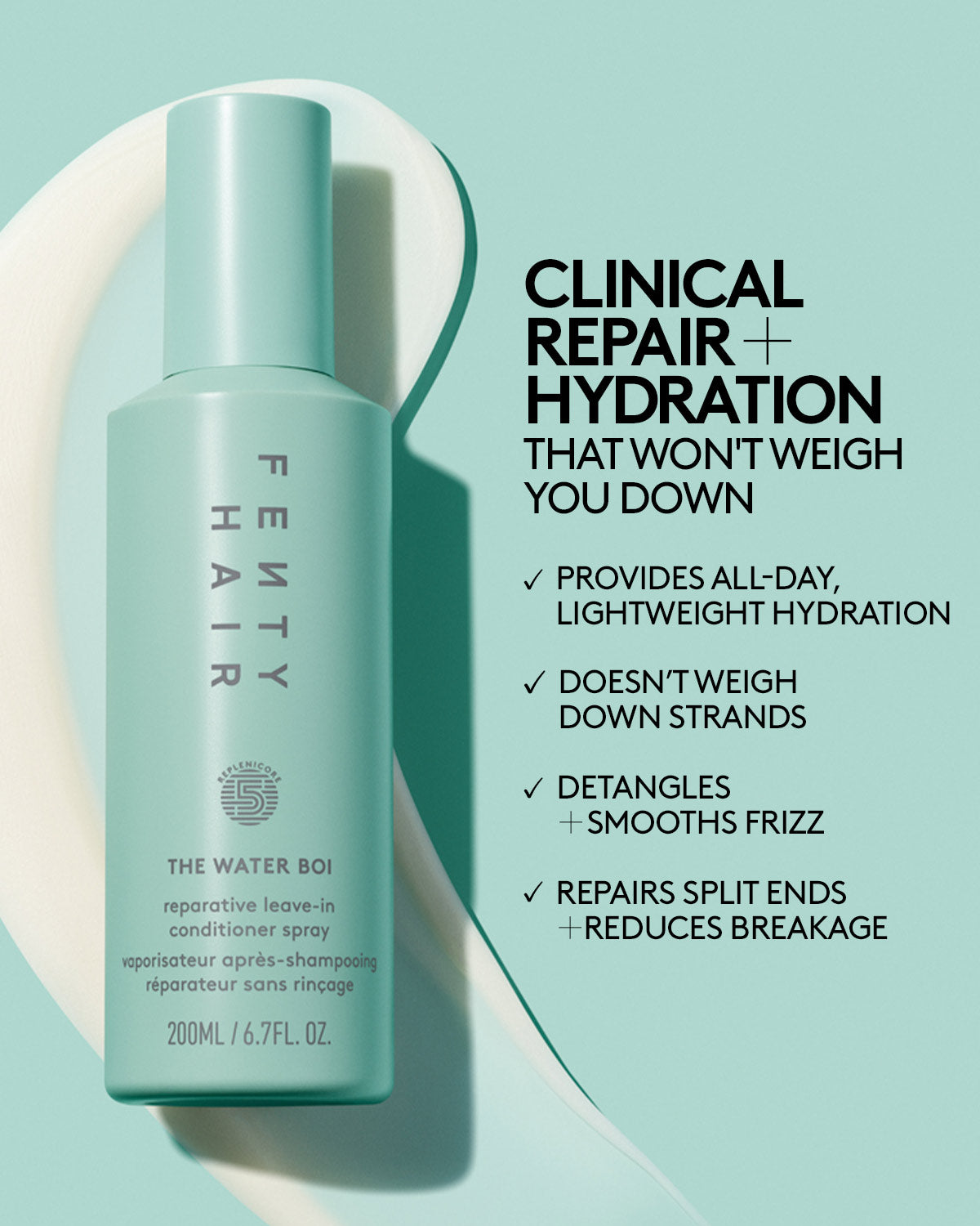 Fenty Beauty The Water Boi Reparative Leave-In Conditioner