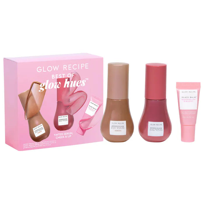 Glow Recipe Best of Glow Hues - Tinted Serum, Cheek & Lip Gift Set