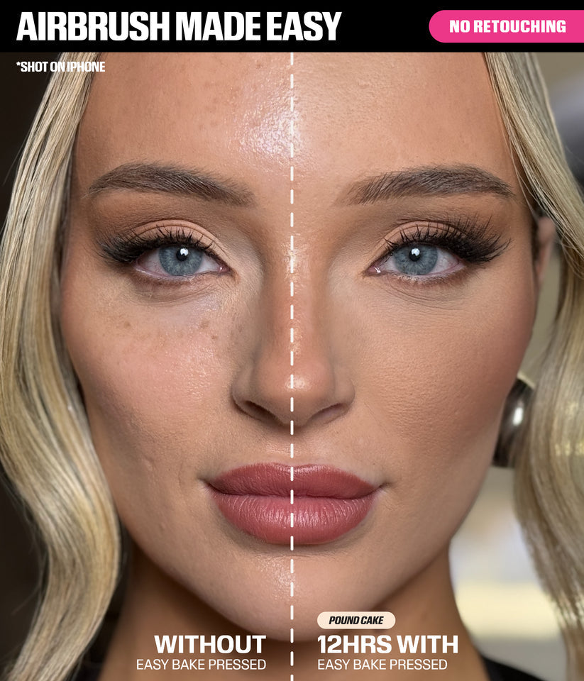 Huda Beauty Easy Bake Airbrush Matte Pressed Powder(New Version)