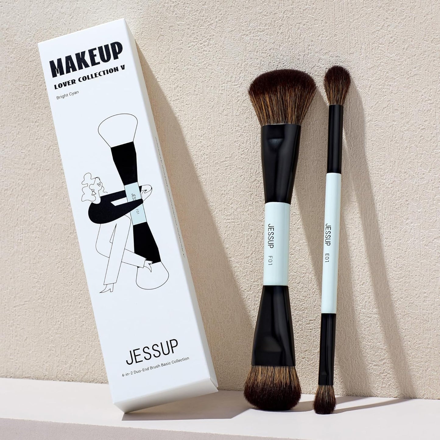 Jessup 4-in-2 Duo-End Brush Basic Collection T502