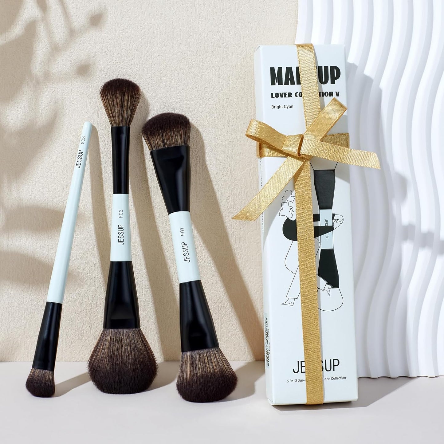 Jessup 4-in-2 Duo-End Brush Face Collection T503