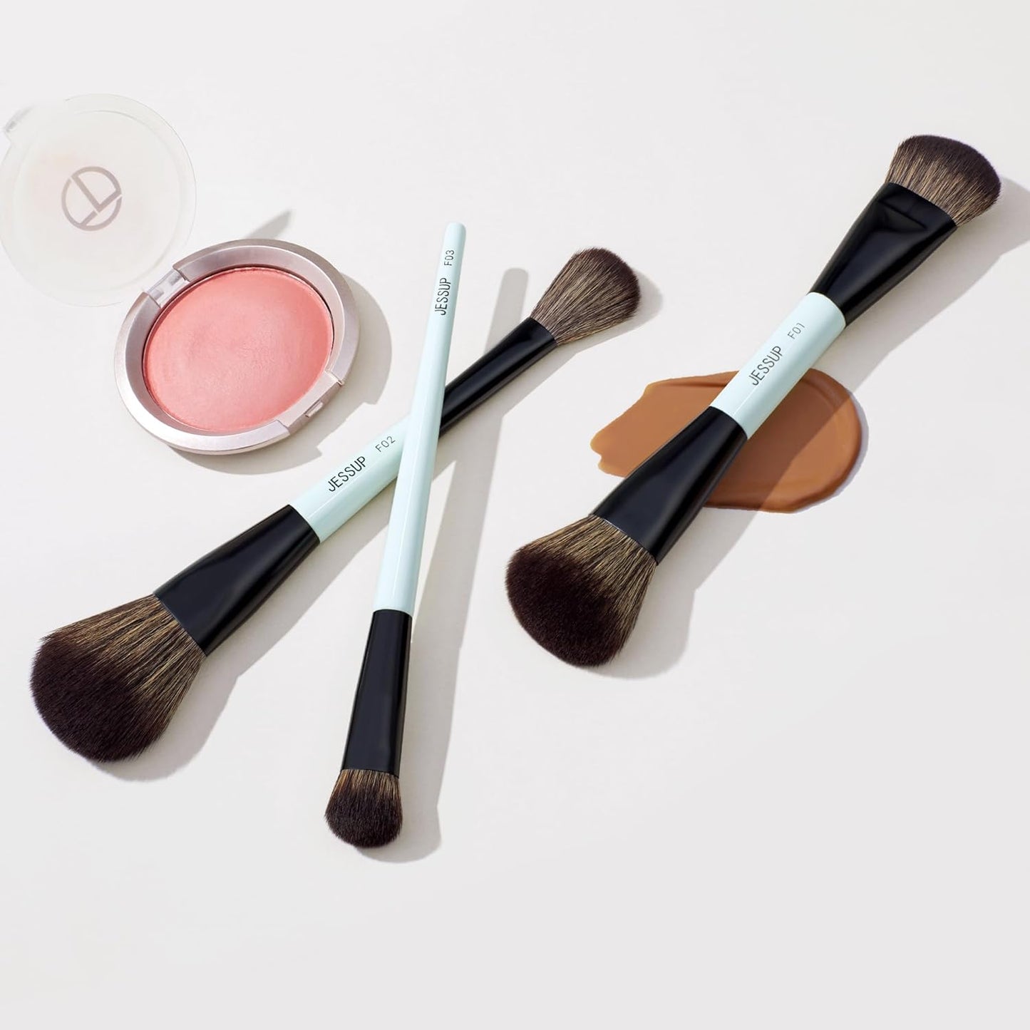 Jessup 4-in-2 Duo-End Brush Face Collection T503