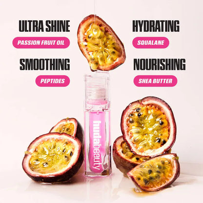 Huda Beauty Faux Filler Ultra-Hydrating Tinted Jelly Lip Oil