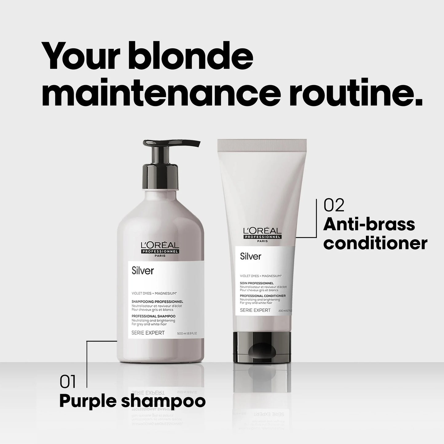 L'Oreal Professionnel Magnesium Silver Neutralising Shampoo