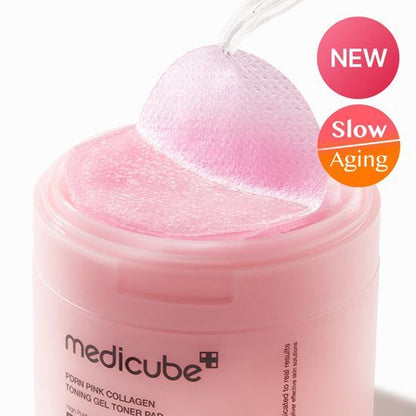 Medicube PDRN Pink Collagen Toning Gel Toner Pad