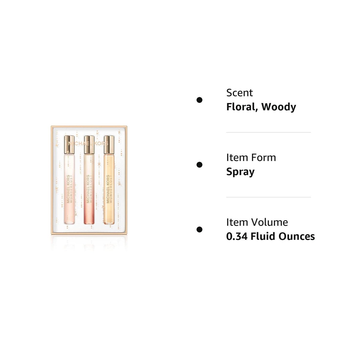 Michael Kors Wonderlust 3‑Piece Purse Spray Set for Women