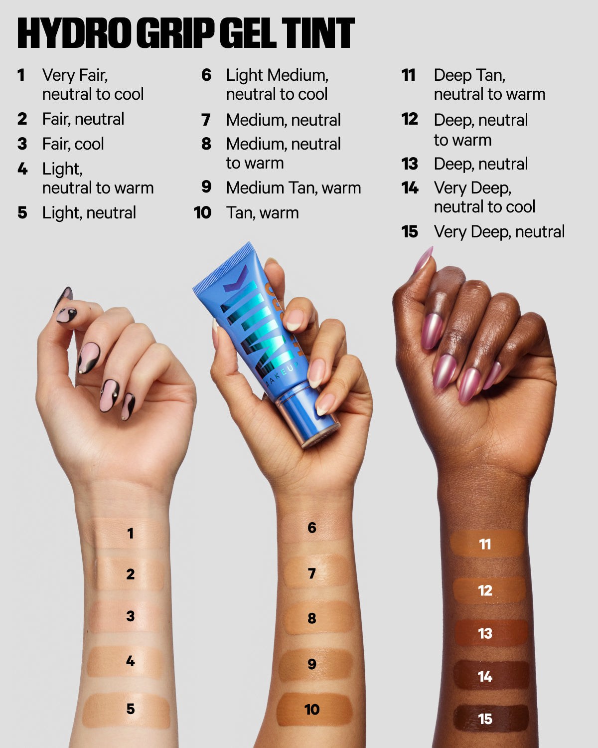 Milk Makeup Hydro Grip 12-Hour Hydrating Gel Skin Tint