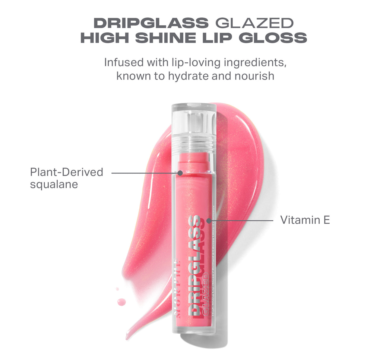 Morphe Dripglass Glazed High Shine Lip Gloss