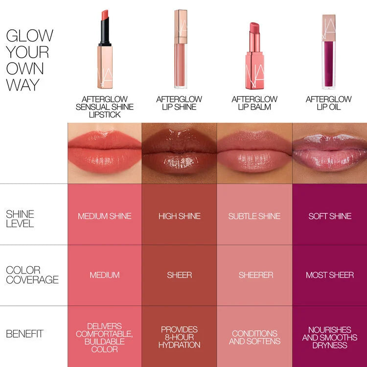 NARS Afterglow Sensual Shine Lipstick