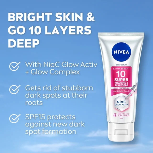 NIVEA Extra Bright 10 Super Vitamins & Skin Foods Serum