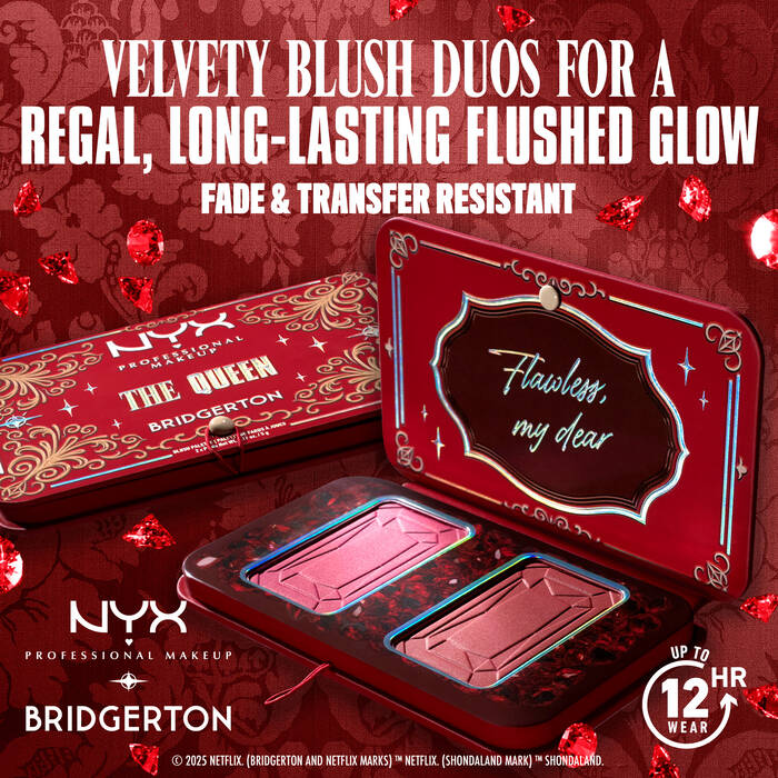 NYX Professional Bridgerton Royal Blush Palette – The Queen