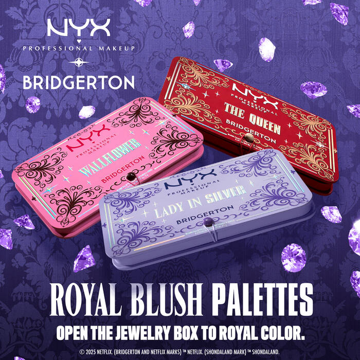 NYX Professional Bridgerton Royal Blush Palette – The Queen