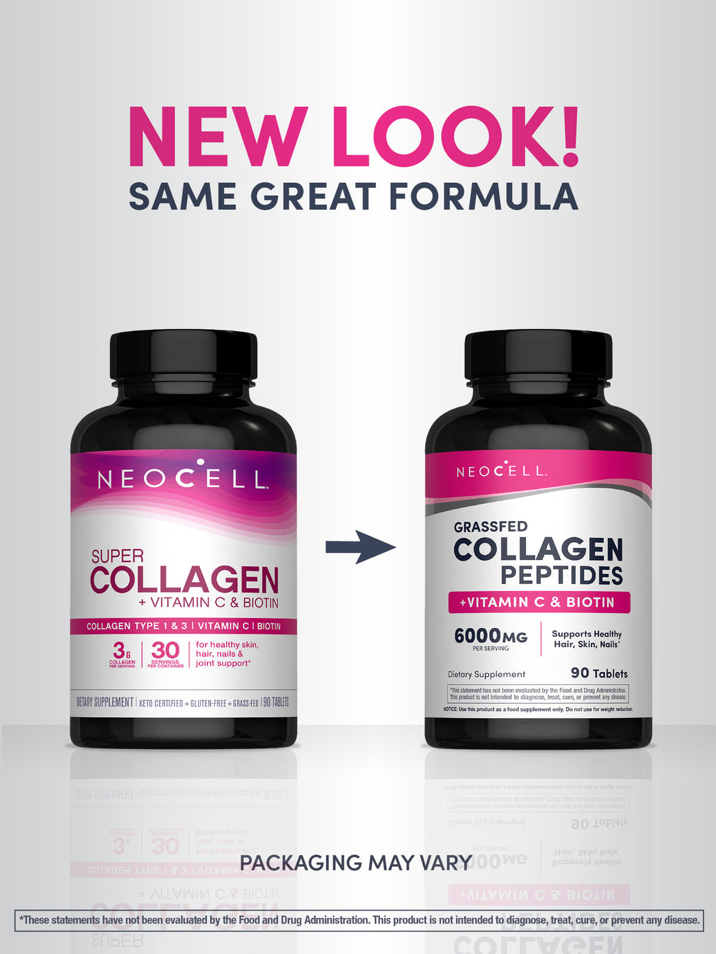 NeoCell Grassfed Collagen Peptides + Vitamin C & Biotin