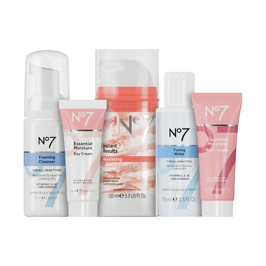 No7 Skincare Essentials 5 Piece Gift Set