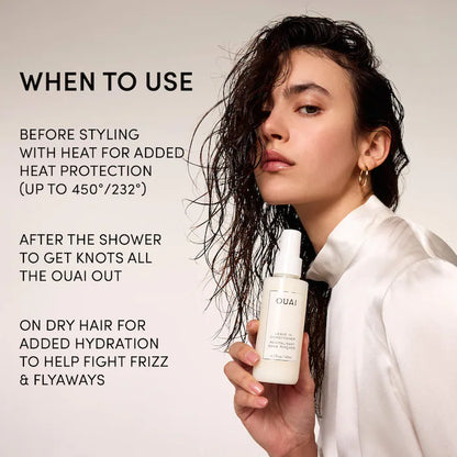 OUAI Detangling and Frizz Fighting Leave In Conditioner